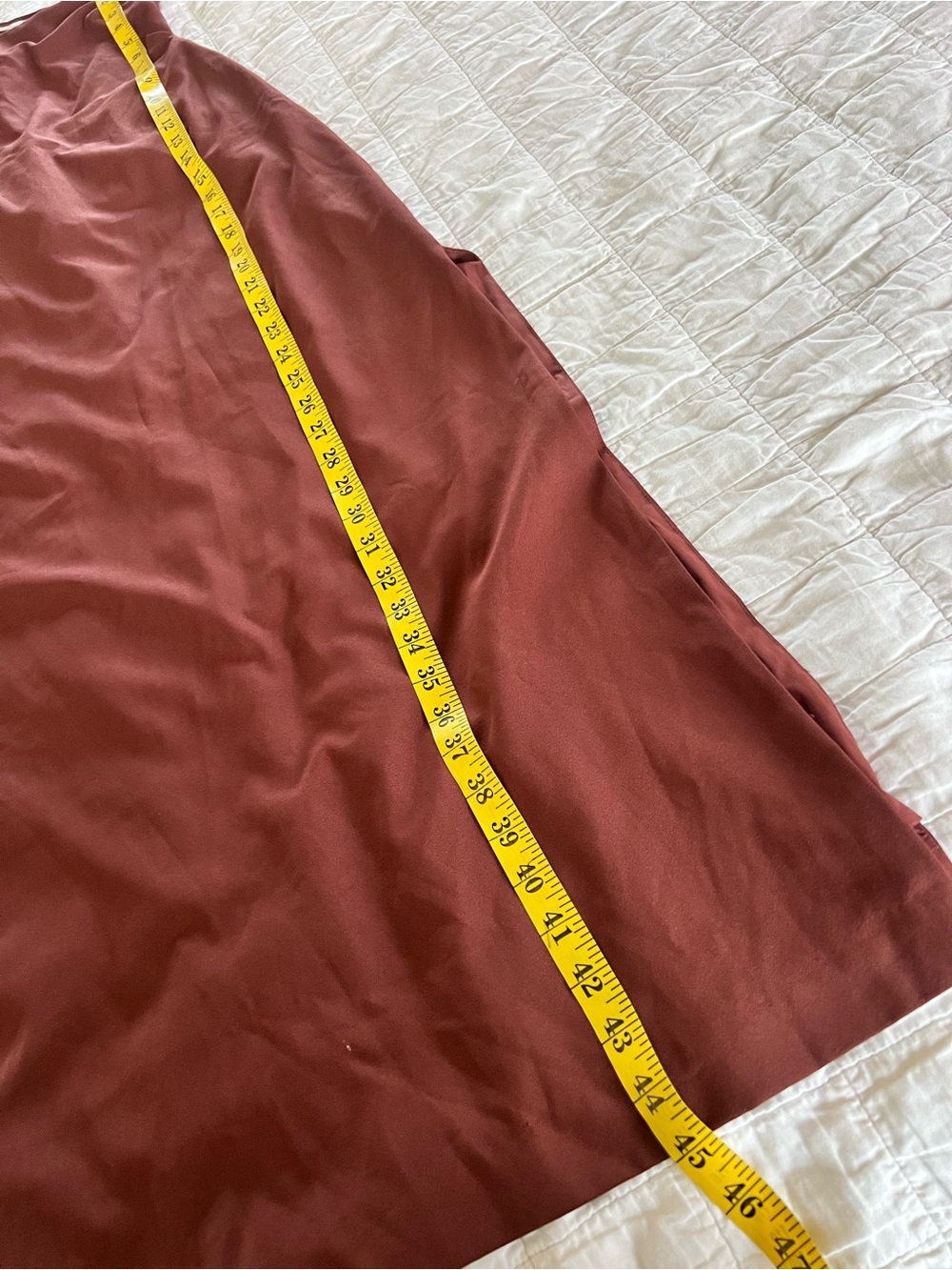 BHLDN Gavin Dress size 4 brown rust orange open back - Picture 9 of 10